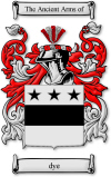 Dye coat of arms / Dye Family Crest